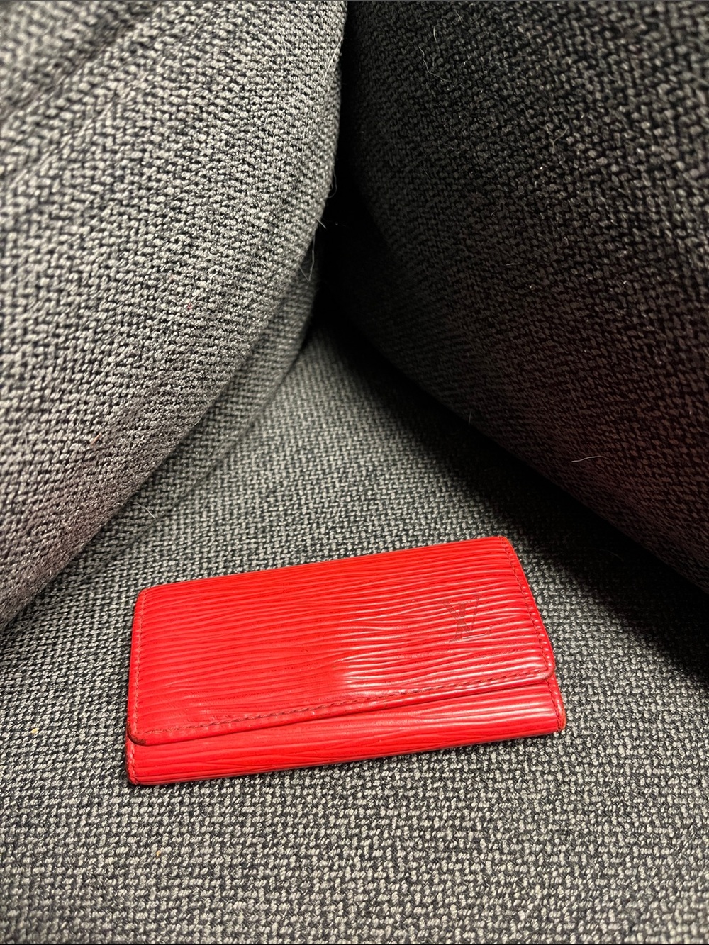 Louis Vuitton Epi Red Leather Key Holder